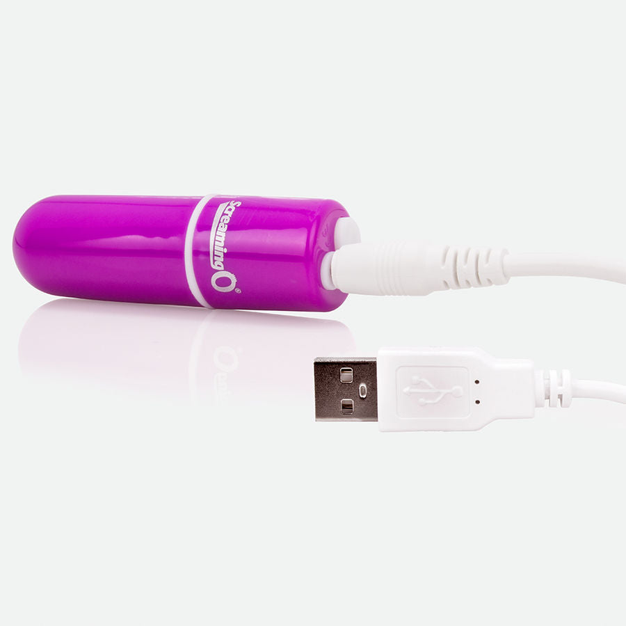 SCREAMING O - BALA VIBREURA RECHARGEABLE VOOOM VIOLET - Sensualia