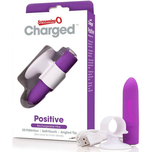 SCREAMING O - MASSEUR RECHARGEABLE POSITIVE VIOLET - Sensualia
