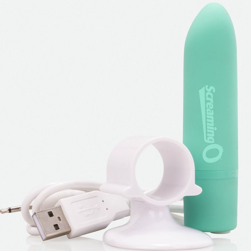 SCREAMING O - MASSEUR RECHARGEABLE POSITIVE VERT - Sensualia