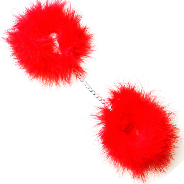 SECRETPLAY - MENOTTES MARABOU ROUGE - Sensualia