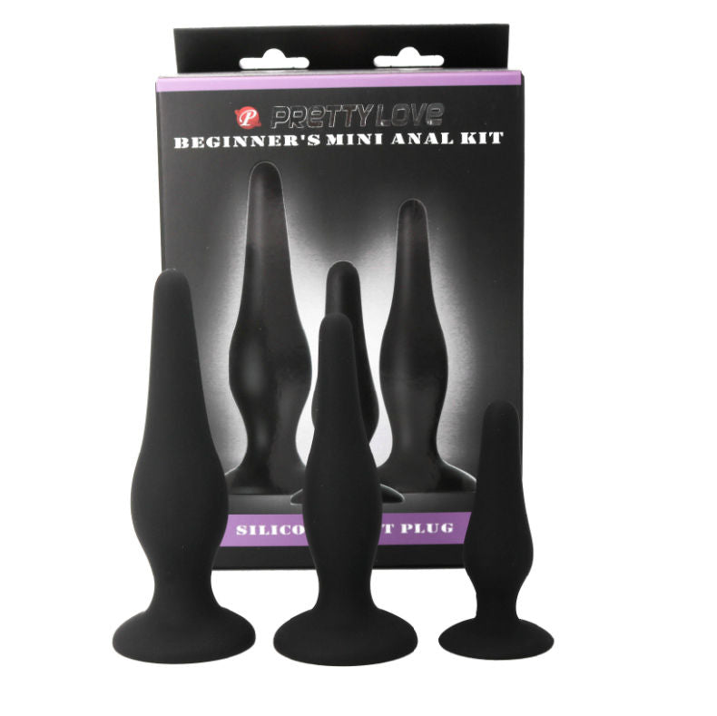 PRETTY LOVE - KIT DINITIATION EN SILICONE POUR PLUGS ANAL - Sensualia