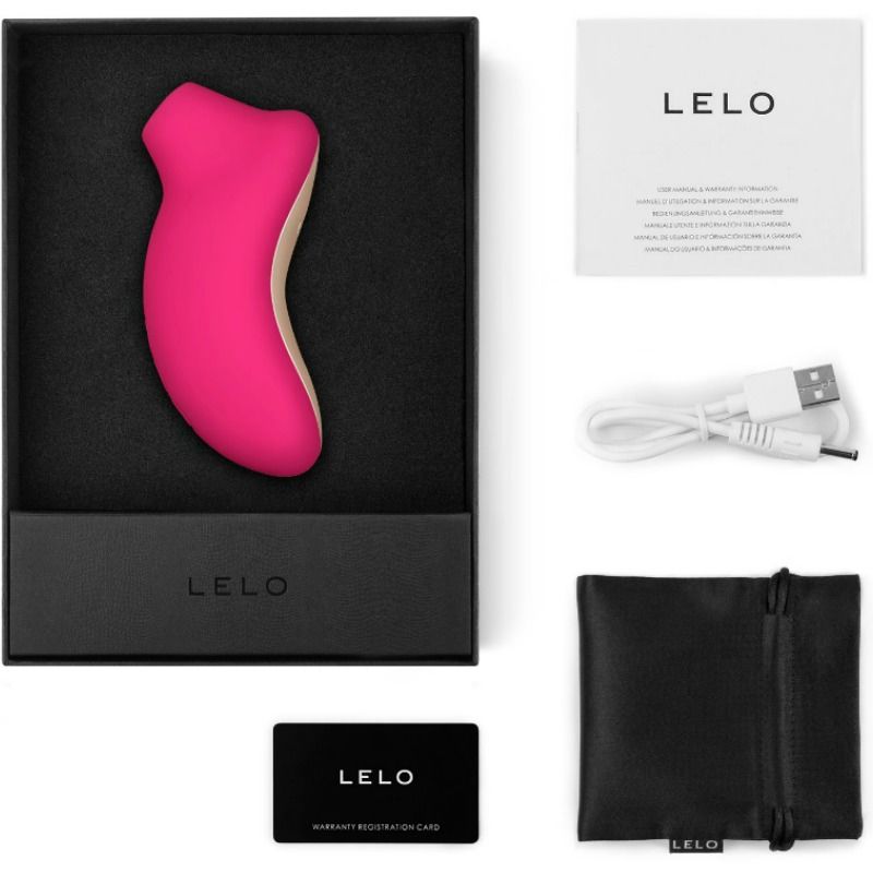 LELO - STIMULATEUR CLITORIS SONA COULEUR CERISE - Sensualia