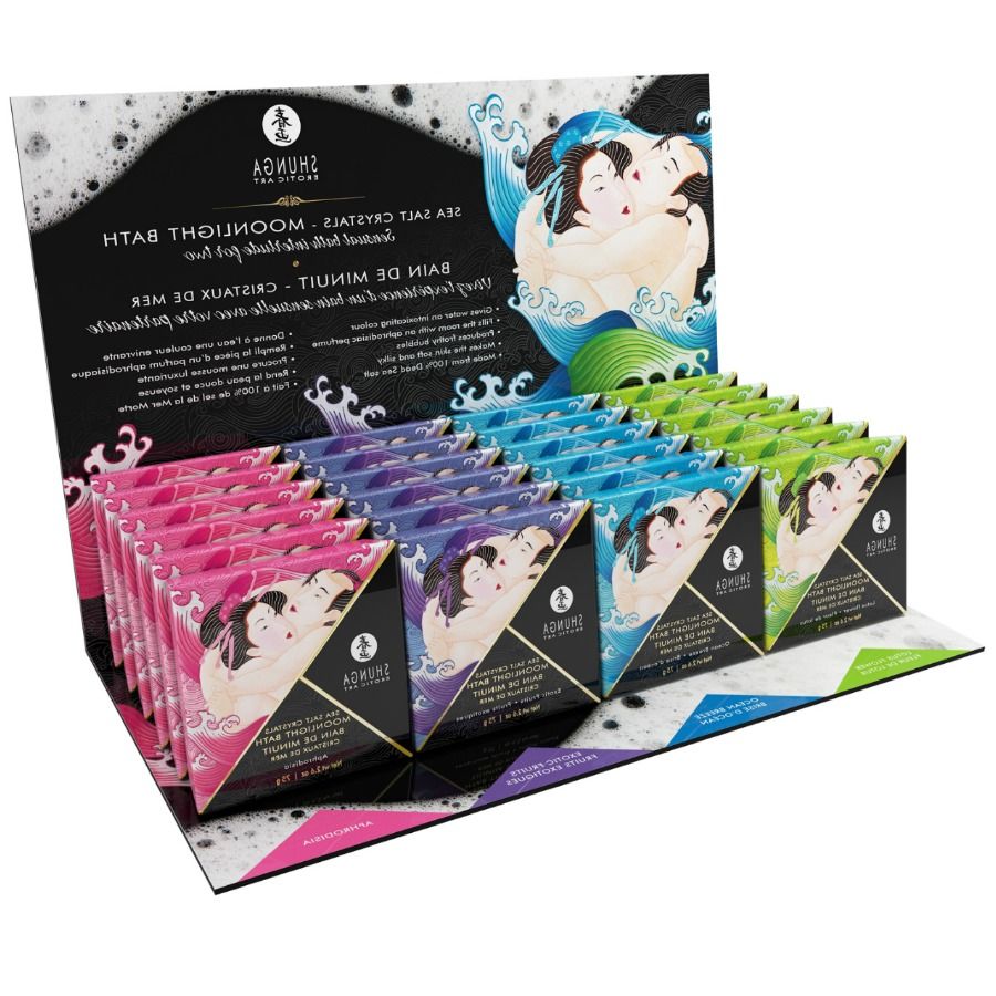 SHUNGA - PRÉSENTOIR BAIN DAMOUR + 24 UNITÉS - Sensualia