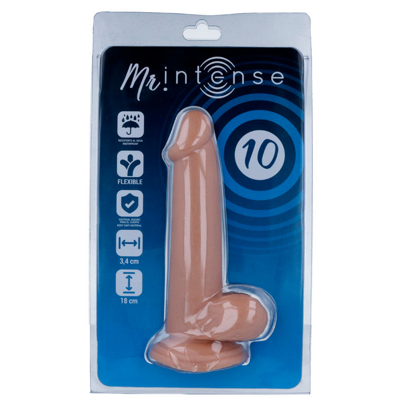 MR INTENSE - 10 PÉNIS RÉALISTE 18 CM -O- 3.4 CM - Sensualia