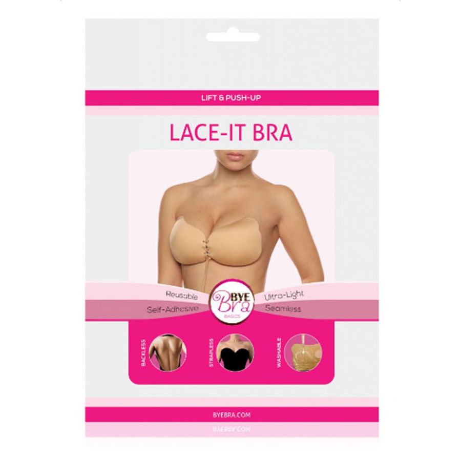 BYE-BRA - LACE-IT RENFORCEMENT PUSH-UP NOIR BONNET B - Sensualia