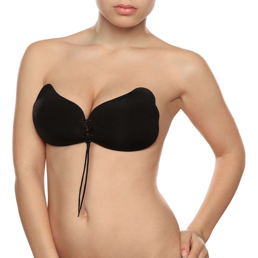 BYE-BRA - LACE-IT RENFORCEMENT PUSH-UP NOIR BONNET B - Sensualia