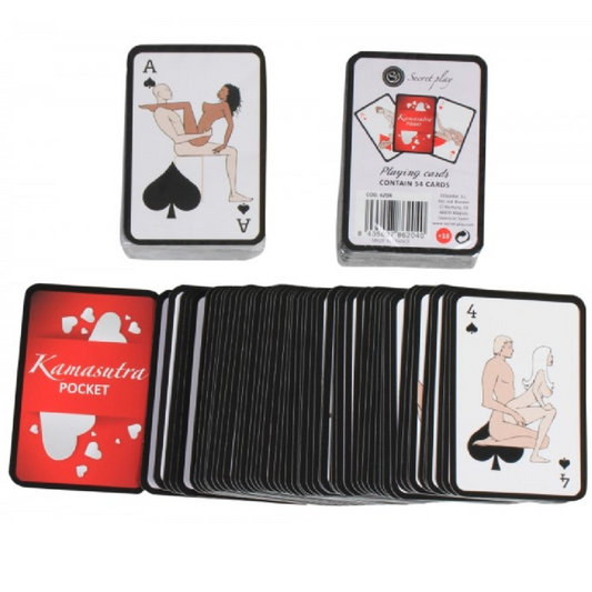 SECRETPLAY - CARTES À JOUER KAMASUTRA DE POCHE (ES/EN/PT/IT/FR/DE) - Sensualia
