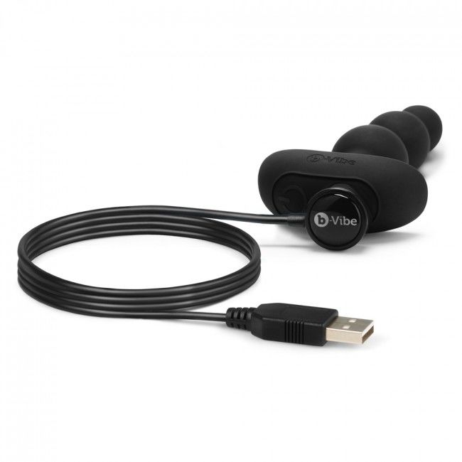 B-VIBE - TRIPLET ANAL TÉLÉCOMMANDE BILLES NOIRES B-VIBE