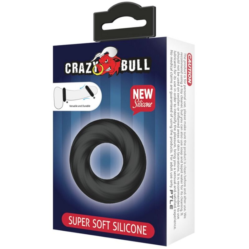CRAZY BULL - BAGUE EN SILICONE SUPER DOUX - Sensualia