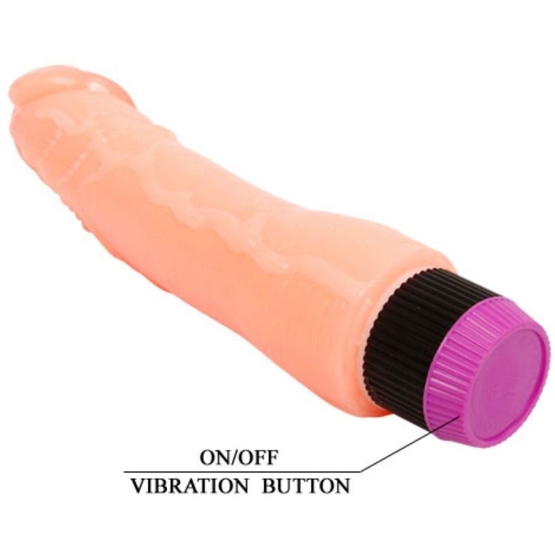 BAILE - VIBRATEUR NATUREL FLEXIBLE RÉALISTE 24 CM - Sensualia