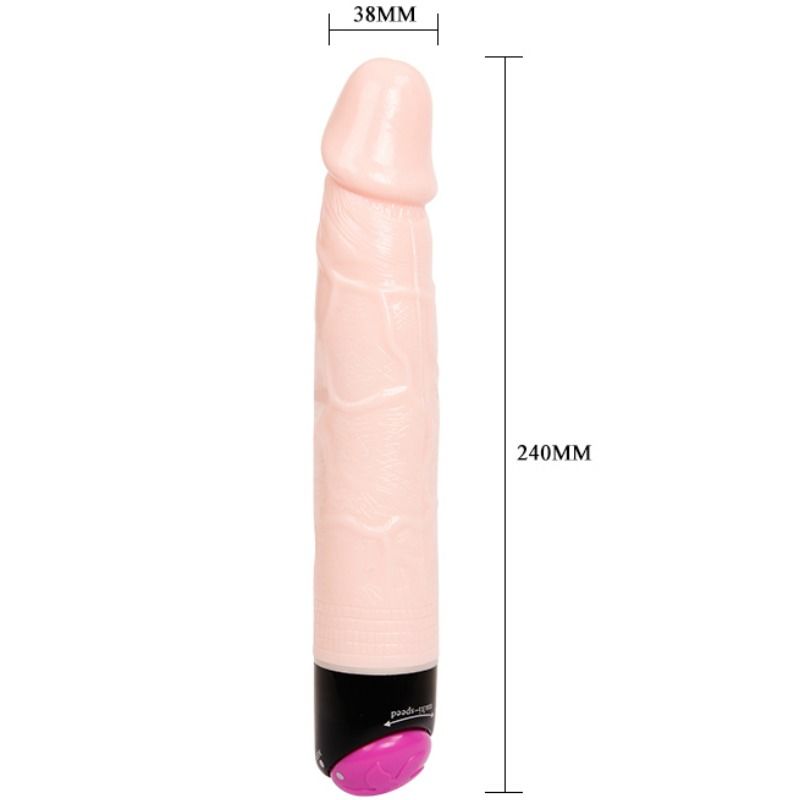 BAILE - VIBRATION ET ROTATION SEXUELLES COLORÉES 24 CM - Sensualia