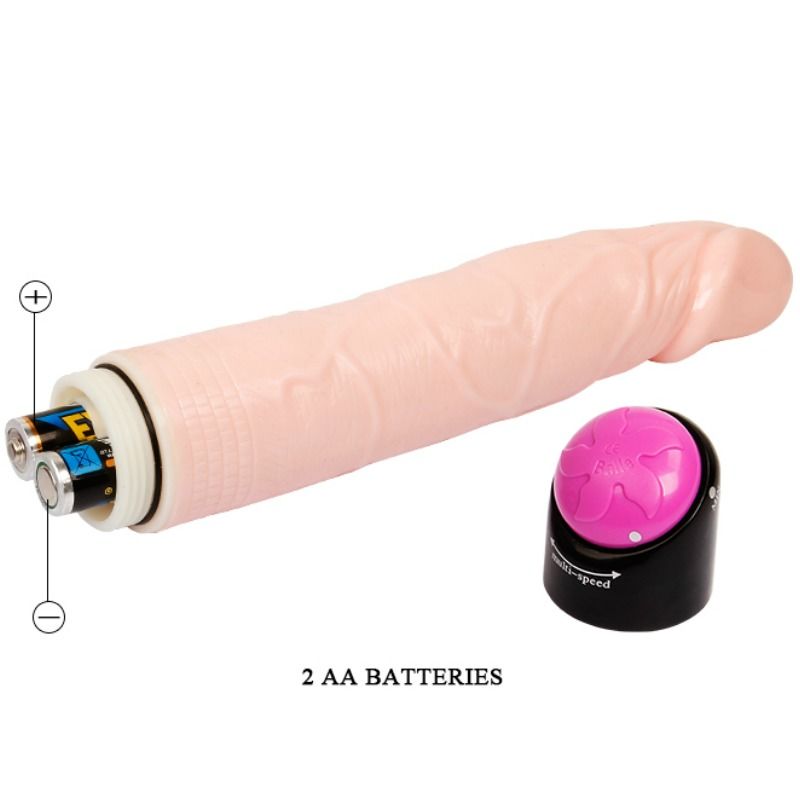 BAILE - VIBRATION ET ROTATION SEXUELLES COLORÉES 24 CM - Sensualia