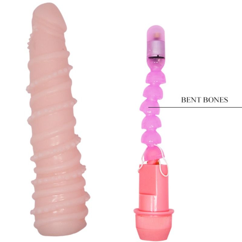 BAILE - VIBRATEUR SPIRALE SENSUELLE FLEXI VIBE 19.5 CM - Sensualia