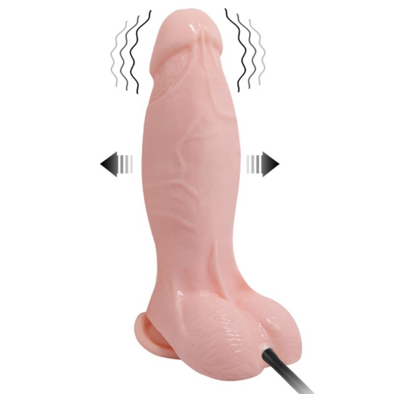 BAILE - GODE VIBRANT ET GONFLABLE RÉALISTE 18.8 CM BAILE