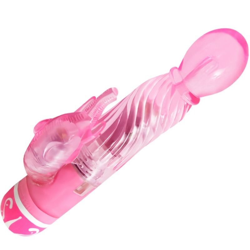 BAILE - VIBRATEUR MULTIVITESSES AVEC STIMULATEUR ROSE - Sensualia