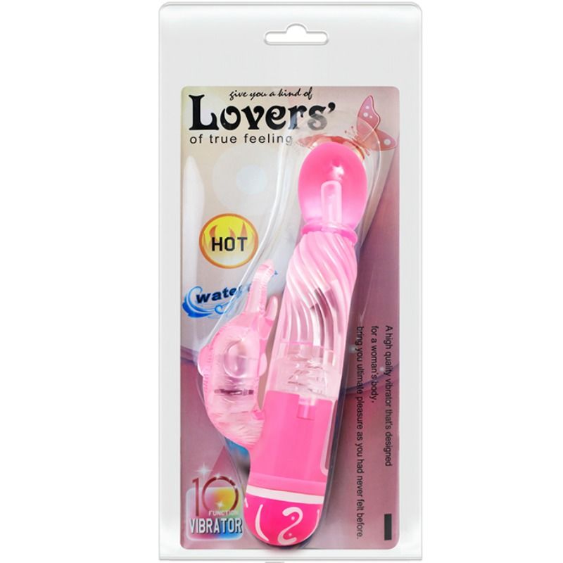 BAILE - VIBRATEUR MULTIVITESSES AVEC STIMULATEUR ROSE - Sensualia