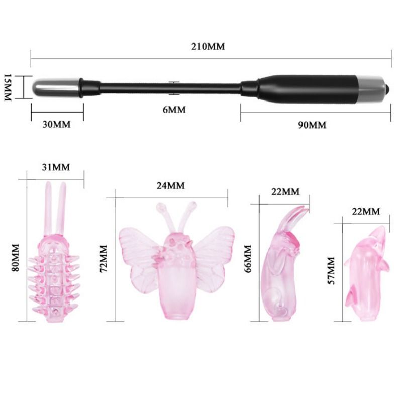 BAILE - STIMULATEUR DE BAGUETTE MAGIQUE WIZARD AVEC VIBRATION - Sensualia