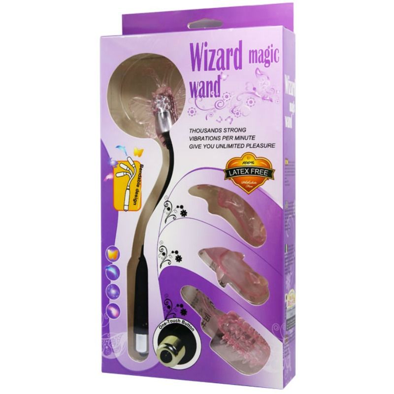 BAILE - STIMULATEUR DE BAGUETTE MAGIQUE WIZARD AVEC VIBRATION - Sensualia