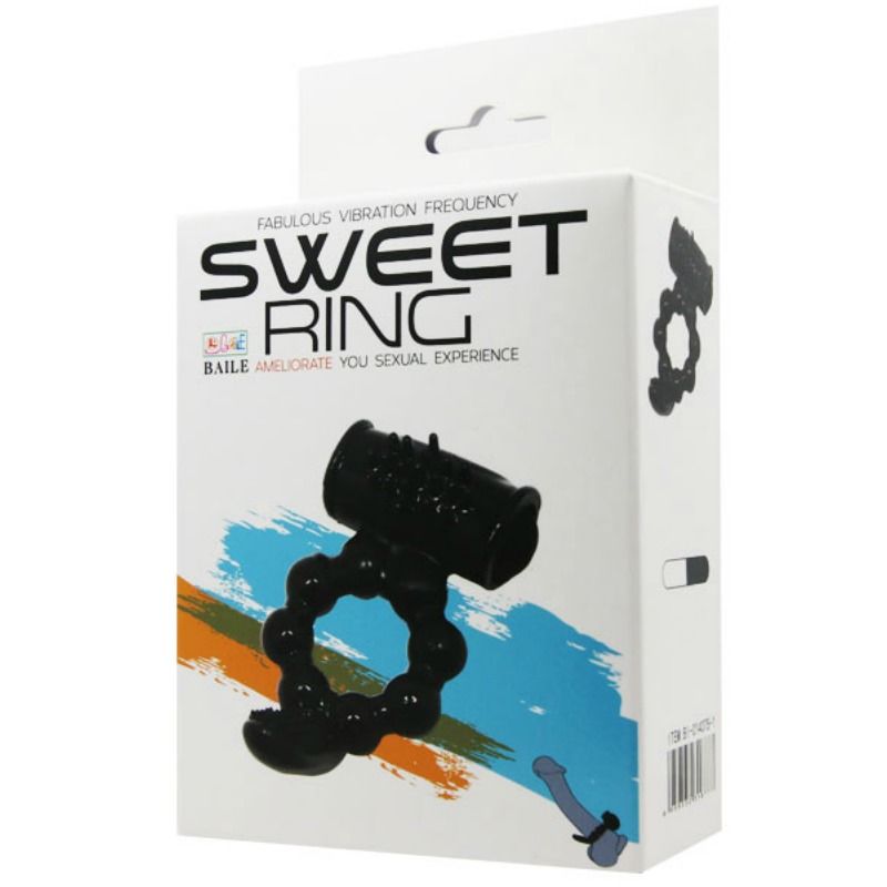 BAILE - ANNEAU SWEET RING AVEC DOUBLE STIMULATEUR - Sensualia