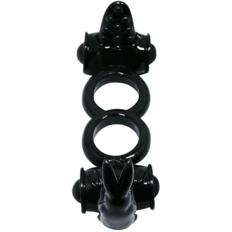 BAILE - SWEET RING DOUBLE ANNEAU AVEC DOUBLE LAPIN - Sensualia