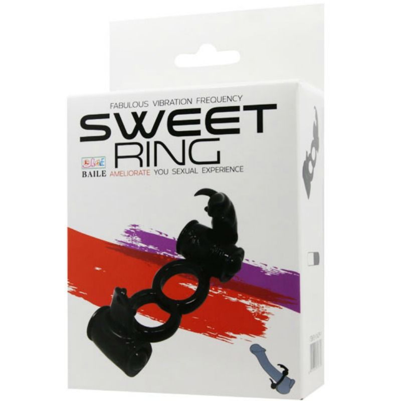 BAILE - SWEET RING DOUBLE ANNEAU AVEC DOUBLE LAPIN - Sensualia