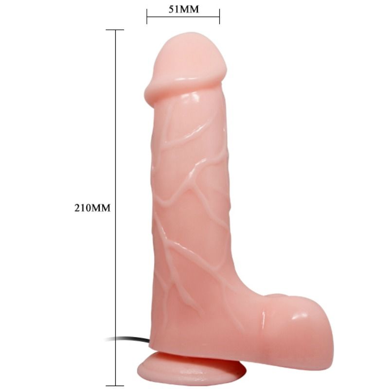 BAILE - VIBRATEUR RÉALISTE NATUREL BARBARA 21 CM - Sensualia