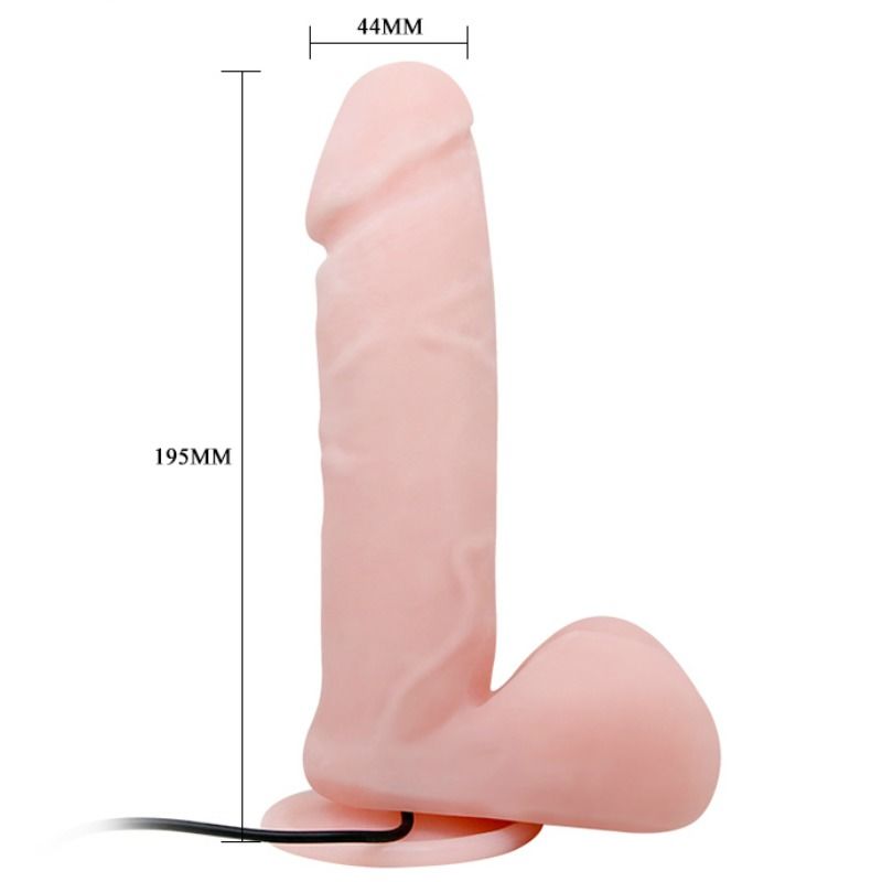 BAILE - VIBRATEUR RÉALISTE OLIVER AVEC FONCTION DE ROTATION - Sensualia