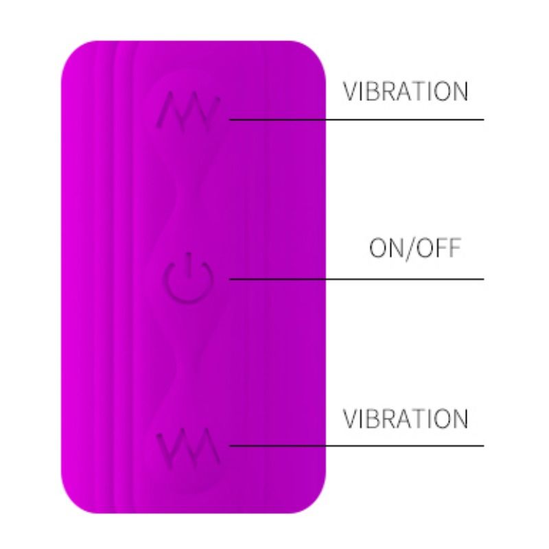 PRETTY LOVE - STIMULATEUR UNISEXE DREAM LOVERS WHIP 2 - Sensualia