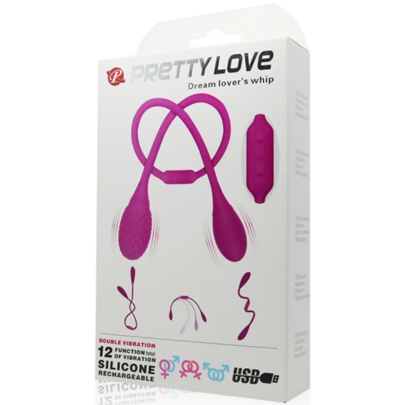 PRETTY LOVE - STIMULATEUR UNISEXE DREAM LOVERS WHIP 2 - Sensualia