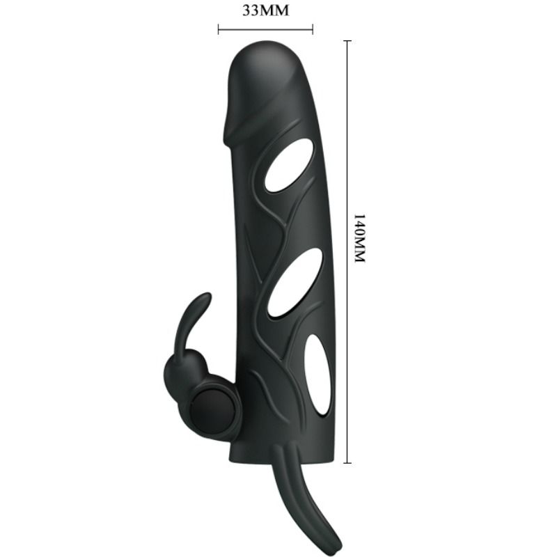 PRETTY LOVE - HOUSSE EN SILICONE AVEC VIBRATION 14 CM 2.0 - Sensualia