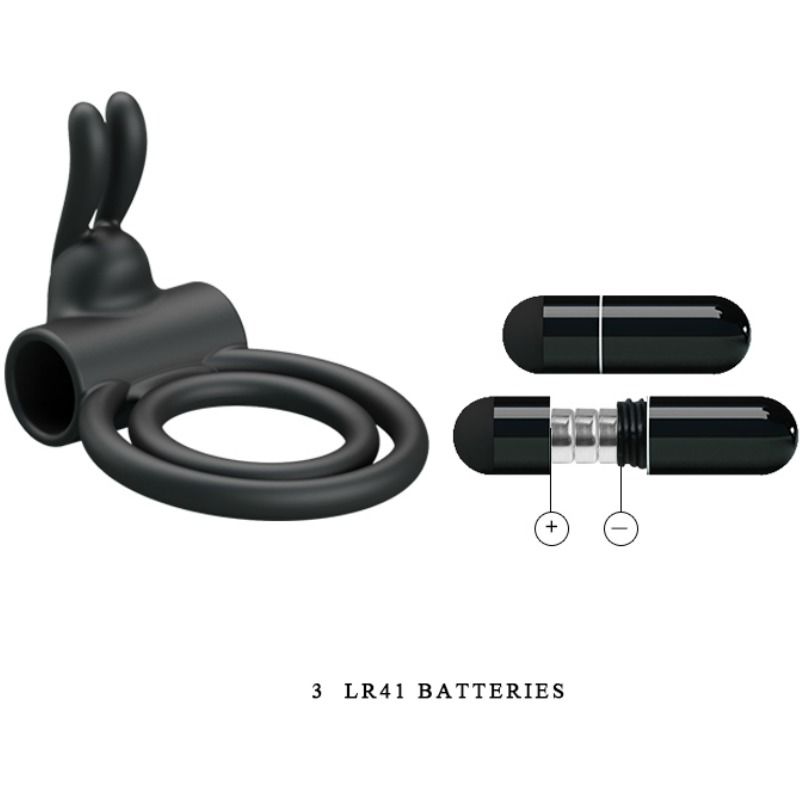 PRETTY LOVE - ANNEAU VIBRATEUR EN SILICONE OSMOND - Sensualia