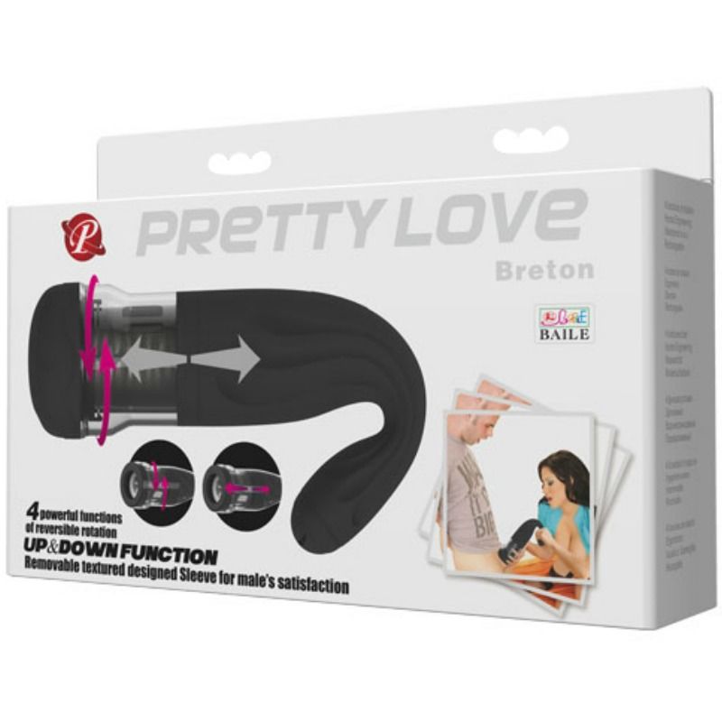 PRETTY LOVE - MASTURBATEUR MULTIFONCTION MALE BRETON - Sensualia