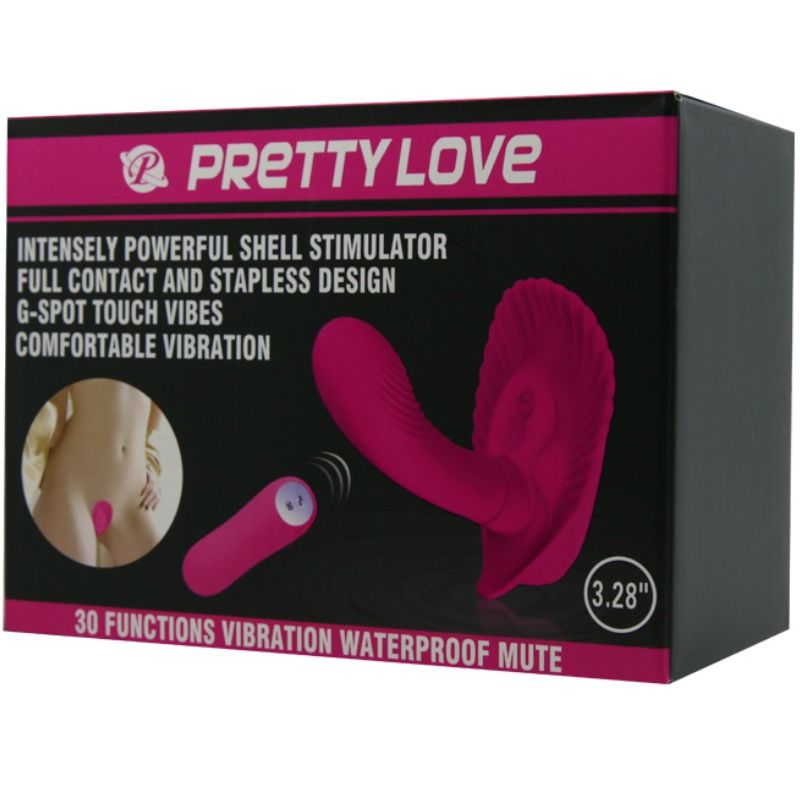 PRETTY LOVE - COQUILLE STIMULANTE TÉLÉCOMMANDE - Sensualia