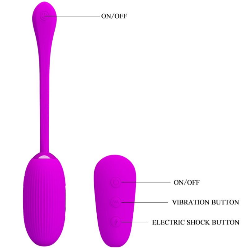 PRETTY LOVE - SHOCK FUN VIBRANT OEUF ET ELECTROSHOCK - Sensualia
