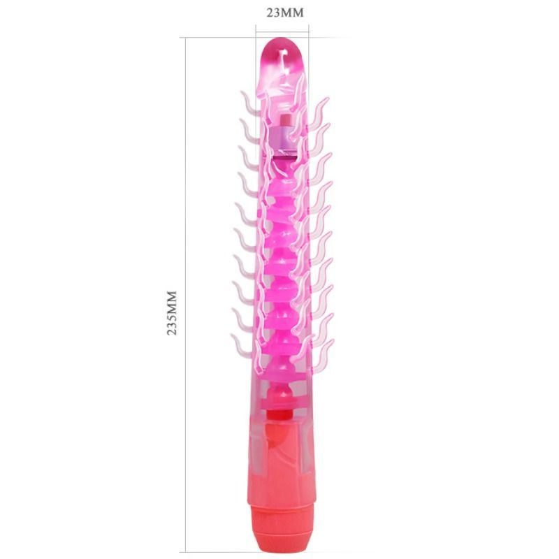 BAILE - FLEXI VIBE SENSUAL SPINE GODE VIBRANT PLIABLE LILAS 23.5 CM - Sensualia