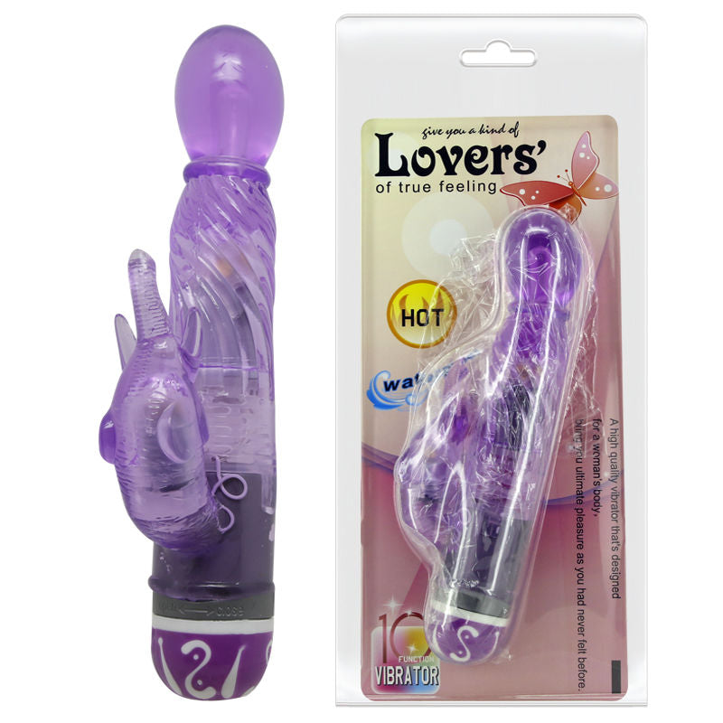 BAILE - VIBRATEUR  VITESSES MULTIPLES AVEC STIMULATEUR LILAS - Sensualia