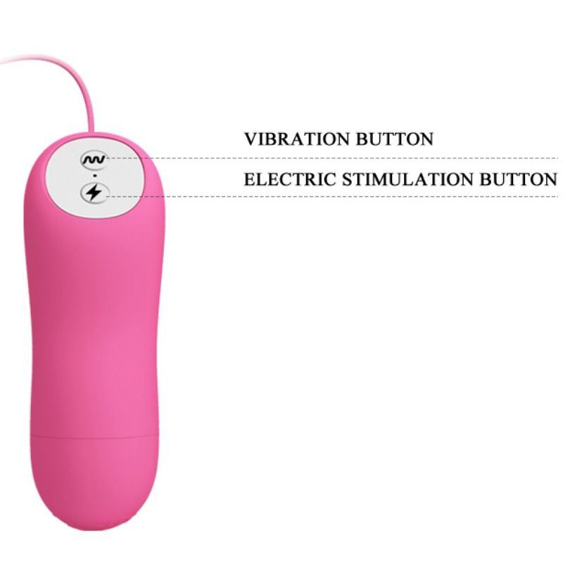 BAILE - PIZZAS ONDES ROMANTIQUES AVEC VIBRATION ET ÉLECTROCHOC FUCHSIA - Sensualia