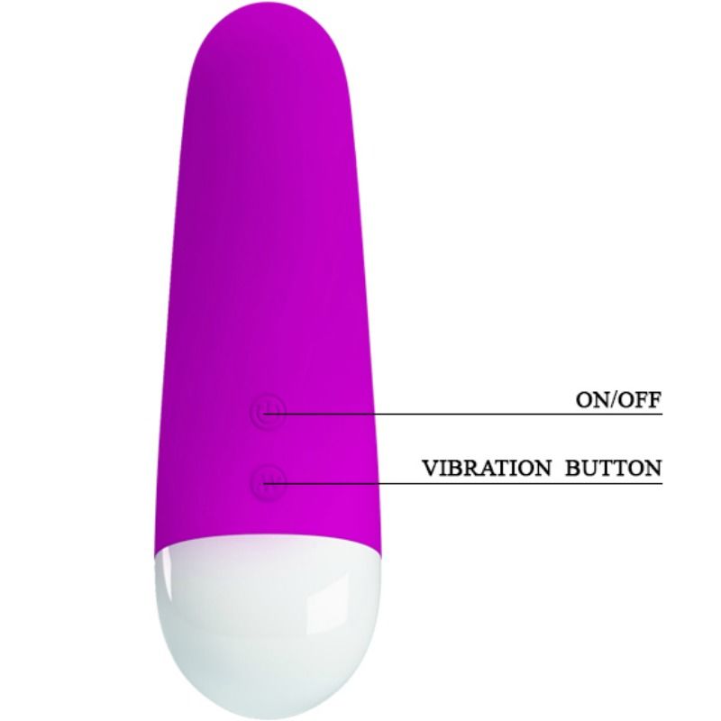 PRETTY LOVE - MINI VIBRATEUR LUTHER 30 MODES DE VIBRATION - Sensualia