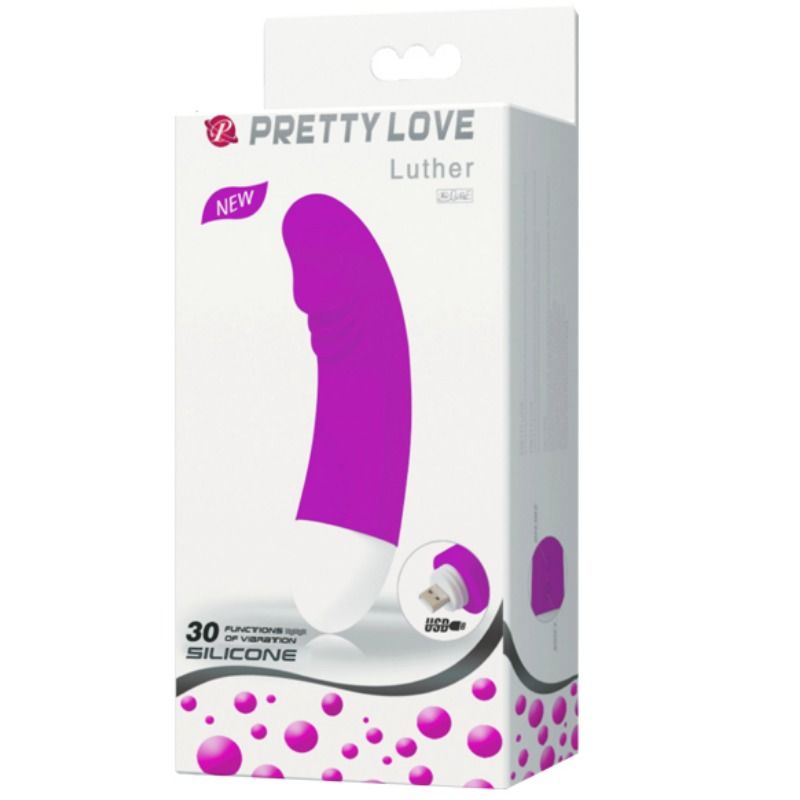 PRETTY LOVE - MINI VIBRATEUR LUTHER 30 MODES DE VIBRATION - Sensualia