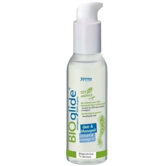 BIOGLIDE - LUBRIFIANT ET HUILE DE MASSAGE BIO 125 ML JOYDIVISION BIOGLIDE