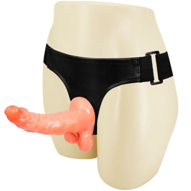 BAILE - HARNAIS AVEC PÉNIS RÉALISTE ET CULOTTE RÉGLABLE ULTRA PASSIONNÉE 15.5 CM - Sensualia