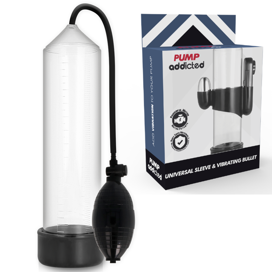 PUMP ADDICTED - VIBRATEUR TRANSPARENT RX3 - Sensualia