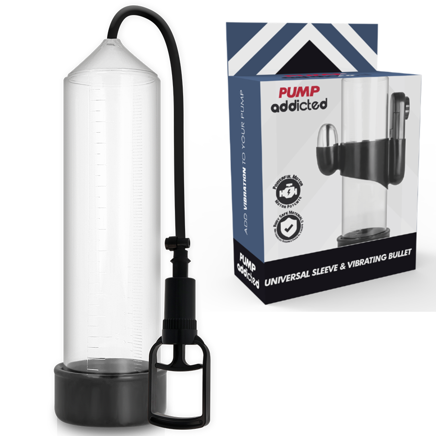 PUMP ADDICTED - VIBRATEUR TRANSPARENT RX7 - Sensualia
