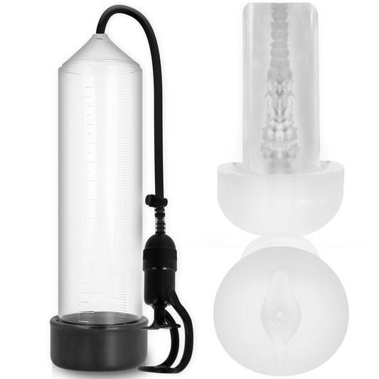 PUMP ADDICTED - RX5 TRANSPARENT AVEC MASTURBATEUR - Sensualia