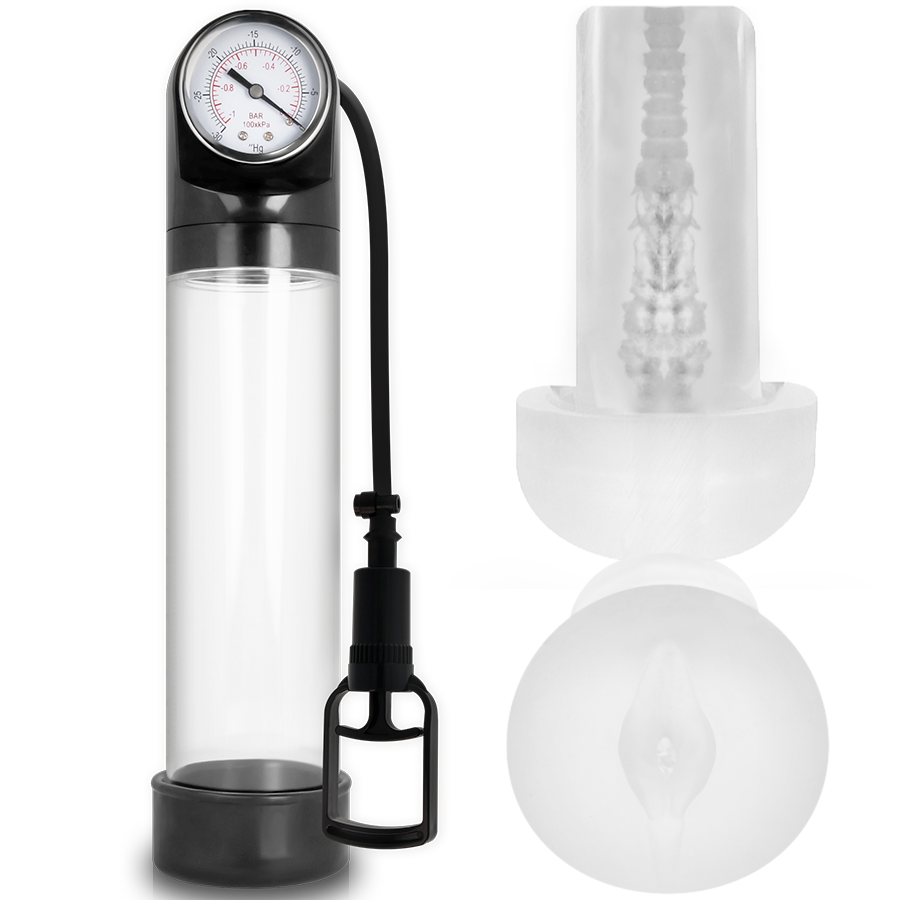 PUMP ADDICTED - RX9 TRANSPARENT AVEC MASTURBATEUR - Sensualia