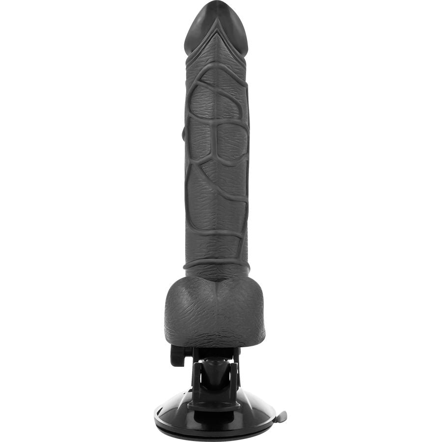 BASECOCK - VIBRATEUR RÉALISTE TÉLÉCOMMANDE NATUREL AVEC TESTICULES19.5 CM -O- 4 CM - Sensualia