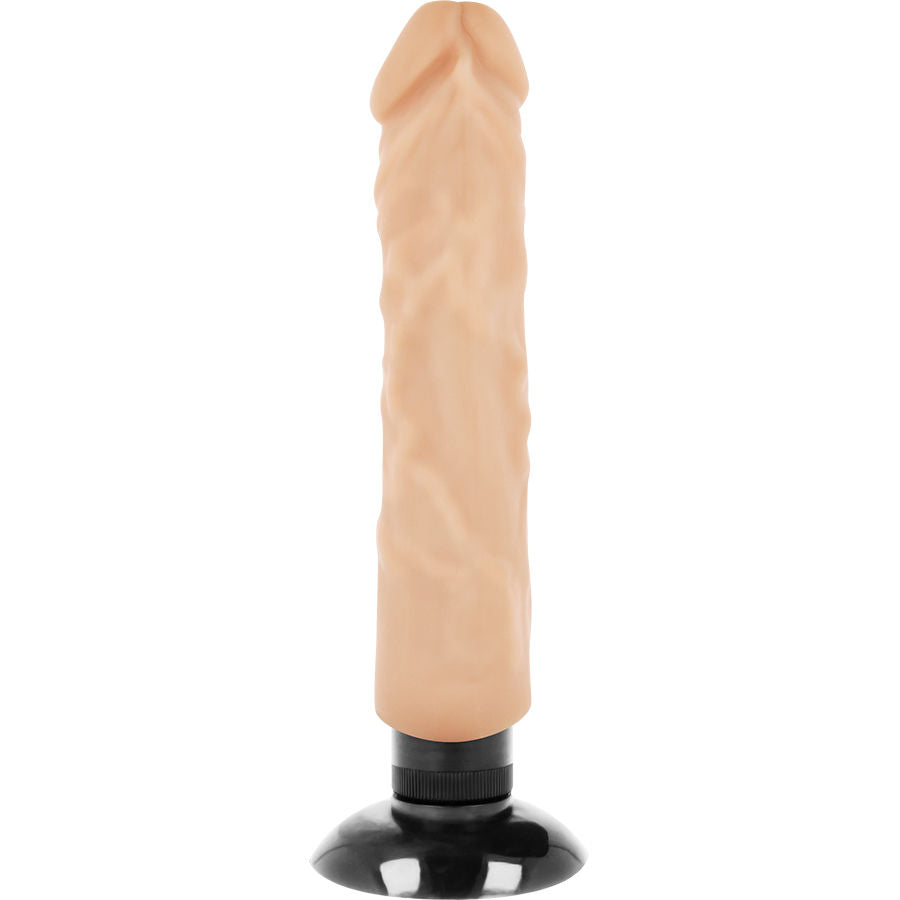 BASECOCK - VIBRATEUR RÉALISTE 2-1 NATUREL 20 CM -O- 4 CM - Sensualia