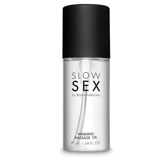 BIJOUX - HUILE DE MASSAGE SEXE LENT EFFET CHALEUR 50 ML - Sensualia