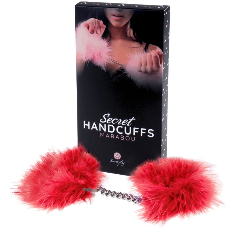 SECRETPLAY - MENOTTES MARABOU ROUGE - Sensualia