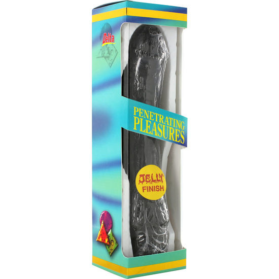 SEVEN CREATIONS - VIBRATEUR GELÉE NOIRE 20 CM SEVEN CREATIONS